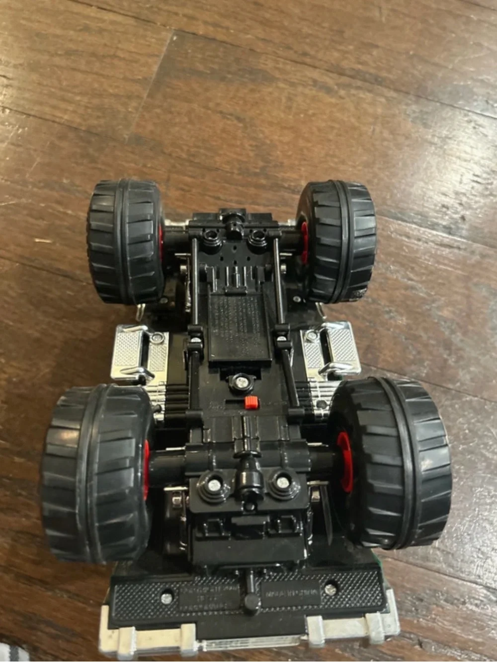 HESS Green Monster Truck Toy with Flame Graphics